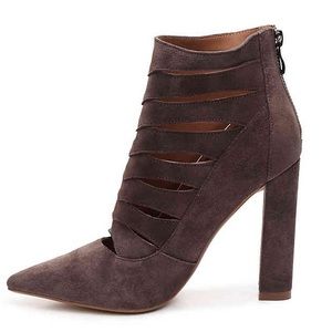 Steve Madden Dark Taupe Cardii Bootie Sz 9